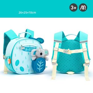 BALO MIDEER CHỐNG LẠC CHO BÉ TRAI VÀ BÉ GÁI THIẾT KẾ NHẸ THOÁNG KHÍ KÈM TÚI ĐỰNG NHỎ GẤU BÔNG XINH XẮN