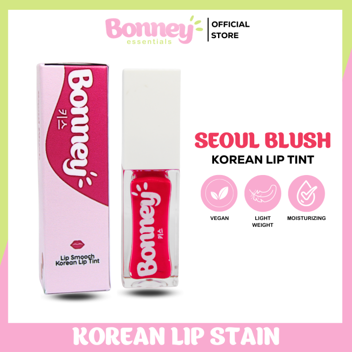 Bonney SEOUL BLUSH Lip Smooch Korean Lip Stain Long lasting Velvet lip