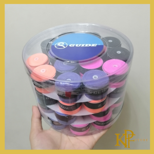 GUIDE OVERGRIP ASSORTED COLORS FOR LAWN TENNIS BADMINTON & PICKLEBALL PADDLES MADE IN TAIWAN (30PCS/60PCS)