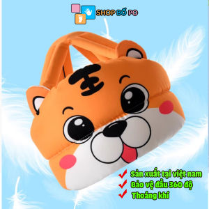 Mũ bảo vệ đầu cho bé - Mũ tập đi chủ đề Hình hổ đáng yêu