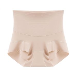 KUCHAR Women Seamless Underwear High Waist Micro Pressure Shaping Tummy Control Panties Antibacterial Breathable Briefs