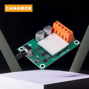 【CANAMEK】 75W 200W DC 6-24V Brushless Motor Drive Control Board High-power 6V12V24V Brushless Fan Motor Speed Controller