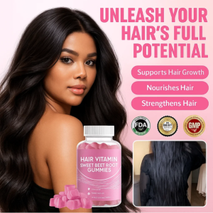 【Promotes Hair Growth】Beetroot Coenzyme Q10 Soft Candy Anti-Oxidation Anti-Aging Iron Supplement Qi and Blood Stay up Late to Protect the Heart Exercise Endurance甜菜根软糖