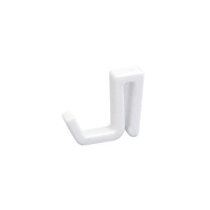 【Free Shipping】10Pcs Kitchen Bathroom Rack Plastic Hook Single Hanger Narrow Mouth Small Flat Hook