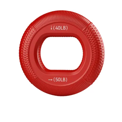 TRADER Silicone Material Finger Gripper Ring Resistance Band Durable Wrist Finger Trainer Portable Grip Ring Carpal Expander Exercise Training