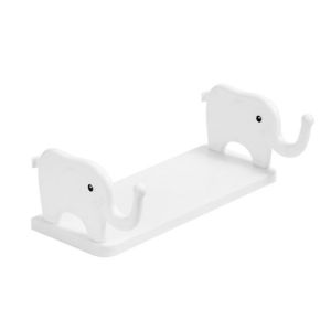 ชั้นวางของ ชั้นเก็บของติดผนัง สไตล์เรียบง่าย ชั้นวางอเนกประสงค์ ชั้นเก็บของ ประหยัดพื้นที่ รูปช้าง