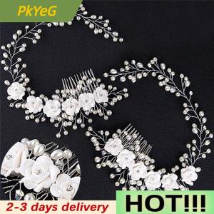 PkYeG Luxury Wedding Hair Jewelry For Bridal Hair Comb Hand Made Hair Accessory New