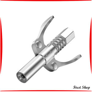 First  หัวอัดจารบีหล่อลื แบบล็อคเร็ว ด้ามจับคู่ ปากแบน Grease nozzle