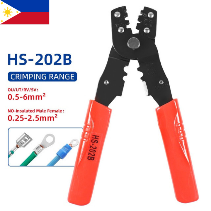 HS202B Professional Multi functional Crimping Plier Wire Crimp Plier