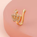 Simplicity Punk Snake Nose Piercing Helix Piercing Nostril Earring Nose Ring Fake Earrings Ear Cuff Clip Fake Piercing Jewelry. 