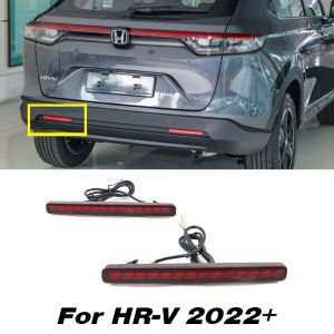 Phụ Kiện Cho Honda HR-V 2022 2023 Đèn Led Sương Mù Phía Sau Đèn Xe Hơi Đèn Cản Sau Đèn Chạy Sau 3 Chức Năng Trong 1 + Đèn Báo Rẽ Động + Đèn Phanh Phụ Tùng Sửa Đổi Ngoại Thất Xe Hơi