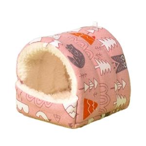 Hamster Cage Rodents Hammock Rabbit Bed House Supplies Guinea Pigs Ferret Plush Nest Sleeping Warm Bed Small Pet Items