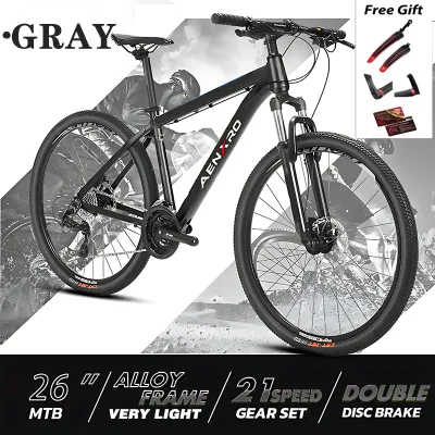 AENXRD Mountain Bike 26inch 21 SPEED Adult Bicycles Bike Disc brake No assembly required