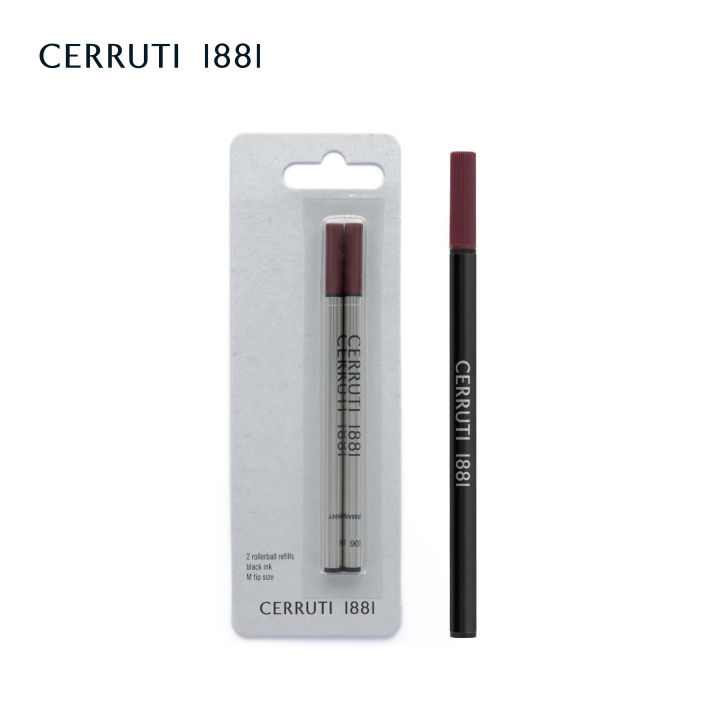 CERRUTI 1881 Refill Rollerball Black (2pc/ Pack) Stationery Pen