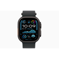 2024 Apple Watch Ultra 2 (GPS + Cellular) 49mm Titanium Case with Ocean Band. 