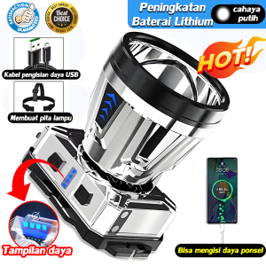 Lebih terang dari lampu mobil besar YINGXIN SENTER KEPALA Desain saklar ganda Penginderaan cerdas Daya tahan baterai 24 jam Ponsel yang dapat diisi ulang 40000mah tahan air Senter Kepala Super Terang Lampu depan berkemah dipimpin senter kepala led