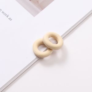 Raw Wood Jump Rings DIY Accessories Raw Wood Color For Handmade DIY Christmas Decoration Pendant Jewelry Accessories