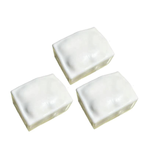 HLINKEY Tofu Shaped Squishy Beads 3PCS Crunchy Squeeze Stress Relief Fidget Toy ASMR Sensory Round Blocks Kids Adults Gif