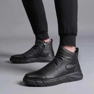 SENSI PIC#British style high-top all-match mens boots casual leather boots