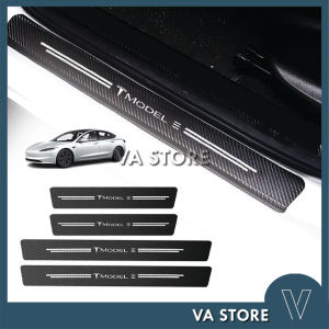Tesla Model 3 Highland (2024-2027) Door Step Anti Scratch Side Door Sill Strip Protector Sticker VA Store Car Accessorie