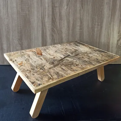 Roekre Meja Lipat Kayu Jati Belanda Vurnish dan Plitur / Meja Lesehan / Meja Makan / Meja Serbaguna