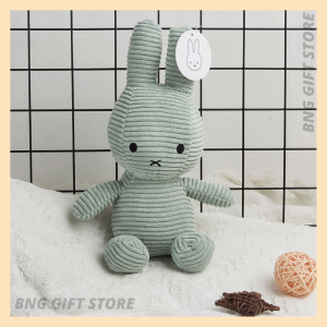 Miffy Rabbit Doll 25/35/50cm Corduroy Plush Doll Baby Plush Toy Cute Comfort Pillow Room Decoration Birthday Gift 米菲兔子