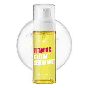 Vitamin C Glow Serum Mist Hydrating & Brightening Facial Mist with Jeju Green Tangerine Face Spray for Glow Skin Niacinamide Hypoallergenic 2.7 fl.oz