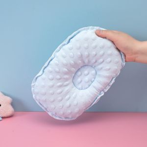 Baby Pillow Anti Flat Head Shaping Soft Bean Fleece Dimple Pillow Bantal Baby Bantal Bayi Gajah