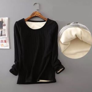 Atasan Musim dingin Wanita Winter Thermal Pullover Winter Top