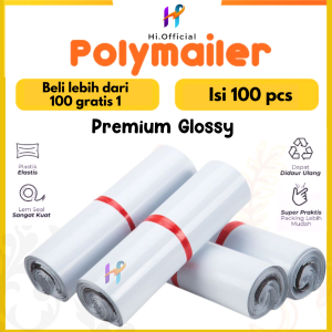Plastik Packing Uk. 16x20 - 30x40 Polymailer Olshop Glossy Isi 100Pcs Lem Perekat Termurah Grosir / Polymailer / Plastik Packing Baju