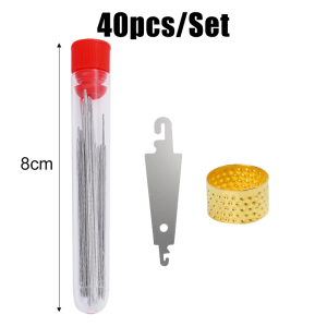 120PCS Sewing Needles Set Large Eye Cross Stitch Stainless Steel Handmade Knitted Embroidery Thread Needle Sewing Accessories