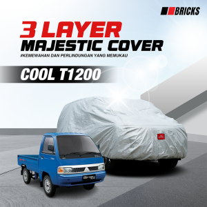 3 Layer Cover COLT 120 Sarung Mobil Outdoor Anti UV & Waterproof BRICKS