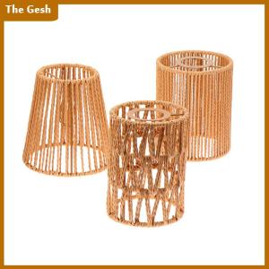 [The Gesh] 1 Piece cổ điển treo Chụp đèn handmade dệt Đèn bóng râm cho phòng khách phòng ngủ khách sạn mô phỏng mây ánh sáng lịch thi đấu
