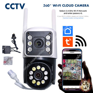 Wifi 360 cctv wifi cloud camera dual camera tuya smart life
