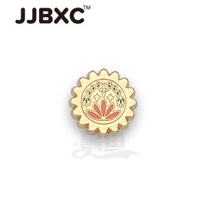 Phụ kiện giày kim loại JJBXC CHARM khóa giày chéo phụ kiện giày bướm vàng hoa nấm phụ kiện giày thời trang DIY