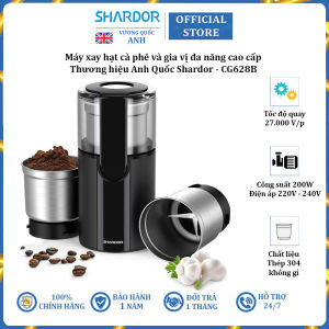 Máy xay hạt cà phê và gia vị đa năng Shardor CG628B - Công suất 200W - HÀNG NHẬP KHẨU BẢO HÀNH 12 THÁNG