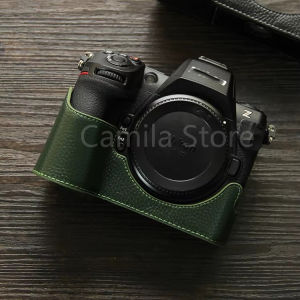 【NEW F】NEW handwork Photo Camera Genuine leather cowhide PU Bag Body BOX Case For NIKON Z8 Protective cover sleeve base
