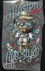 sablon super praktis tinggal setrika siap pakai kualitas terbaik dan tahan lama - BEAR