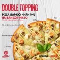 [Evoucher] Pizza Hut - Pizza Gấp Đôi Nhân Phủ 3 Vị Bánh Tự Chọn (Cỡ Vừa). 