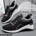 SEPATU WANITA ACTIVE HIGH SOLE ALA ALA KOREAN CANTIK SIMPLE BAHAN CANVAS MESH IMPOPRT GN23. 