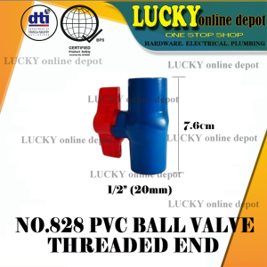 NO.828 PVC BALL VALVE  WITH THREAD