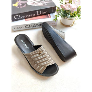 IVORY Sandal Wedges Wanita 5cm Import SL23-158