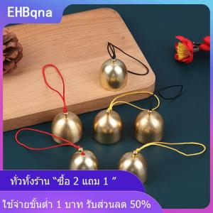 [COD] EHBqna KITCHEN กระดิ่งโลหะจี้1ชิ้น เครื่องประดับกระดิ่งลมสไตล์วินเทจทองแดงแท้กันขโมยงานฝีมือกระดิ่งประตูแบบ DIY สำหรับตกแต่งบ้าน