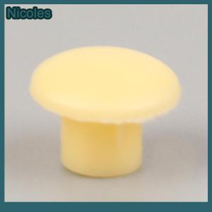 [Nicoles] ที่คลุมรูเฟอร์นิเจอร์5มม. 100ชิ้นฝาครอบสกรูพลาสติกสำหรับตกแต่งตู้เจาะรูรูรูห่วงกันฝุ่นฮาร์ดแวร์ใช้งานได้จริง