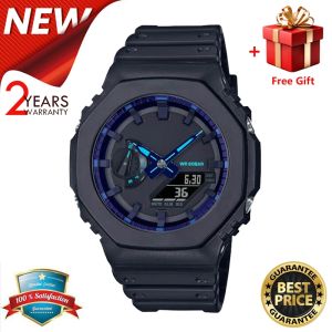 Casio/Outlet Jam Tangan Lelaki GShock Watch Men Sport Quartz Watches Automatic Light Watch GA2100
