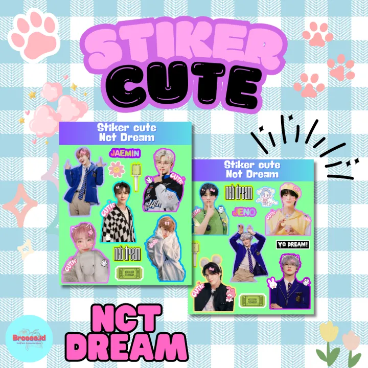 STIKER CUTE NCT DREAM BUY 1 GET 1 STIKER LUCU NCT DREAM STIKER KIYOWOK ...