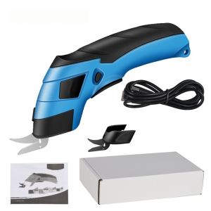 Electric Scissor Rechargeable Cordless Fabric Shears Powerful Shearing Cutter Handheld Multi-functional Electric Cutting Tools for Home Fabric / Leather / Cloth Sewing Machine /Paper Leather 电动滚刀 电动剪刀