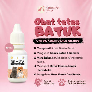 Obat Tetes Batuk Pilek Bengek Sesak Nafas Pada Kucing Dan Anjing