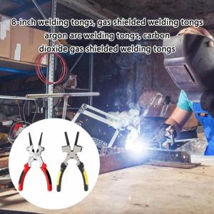 Professional Welding Pliers Double Mode Argon CO2 Gas Protections 8Inch Heat Resistant Carbon Steel Construction