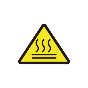 Triangle Warning Sign PVC Sticker Warning Electric Shock/Toxic/Hot Premium Safety Notice Label Sign